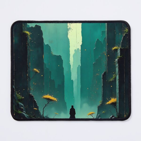 Item preview, The Emerald Passage: Journey Through Ancient Canyons designed and sold by Serene Strokes Art.