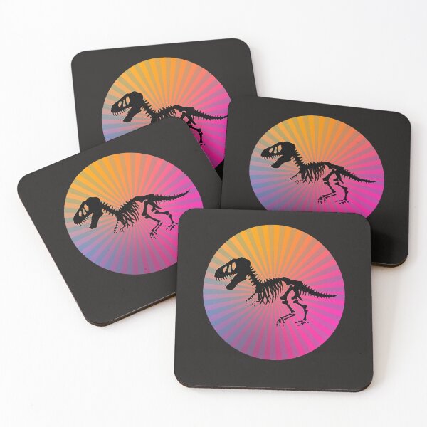 Item preview, Retro T Rex Fossil Skeleton Paleontology Jurassic Era designed and sold by edilbertobuitrago.