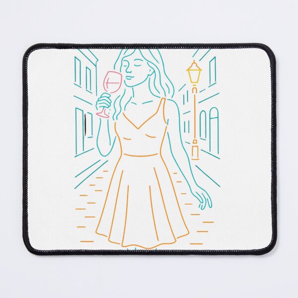 Item preview, Neon Streets and Wine designed and sold by Cartoon Catacombs.