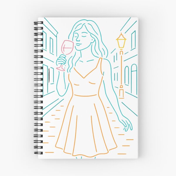 Item preview, Neon Streets and Wine designed and sold by Cartoon Catacombs.