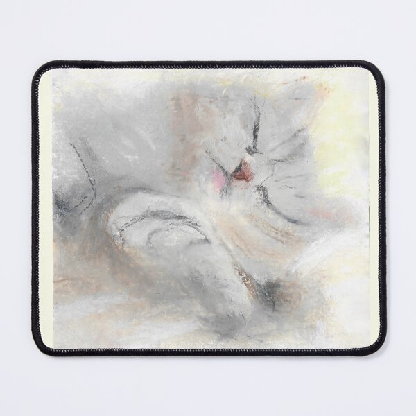 Item preview, siberian cat sleeping designed and sold by ShePaintsMusic.