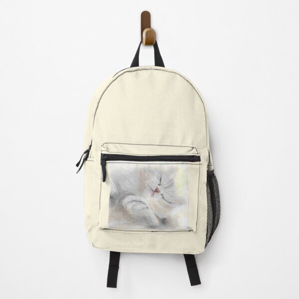 Item preview, siberian cat sleeping designed and sold by ShePaintsMusic.