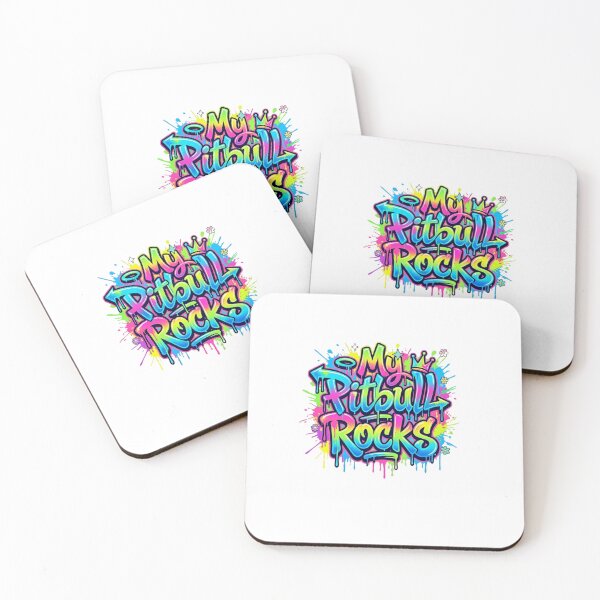 Item preview, My Pitbull Rocks Bold Splatter Paint designed and sold by My Pitbull Place.