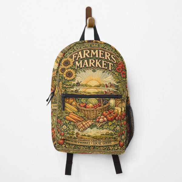 Item preview, Vintage Farmer Market poster designed and sold by hollycooper.