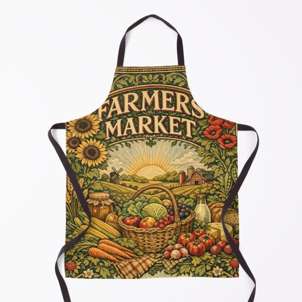 Item preview, Vintage Farmer Market poster designed and sold by hollycooper.