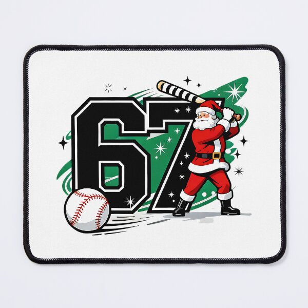 Item preview, funny santa baseball six seven winter graphic designed and sold by ArtDesignTp.