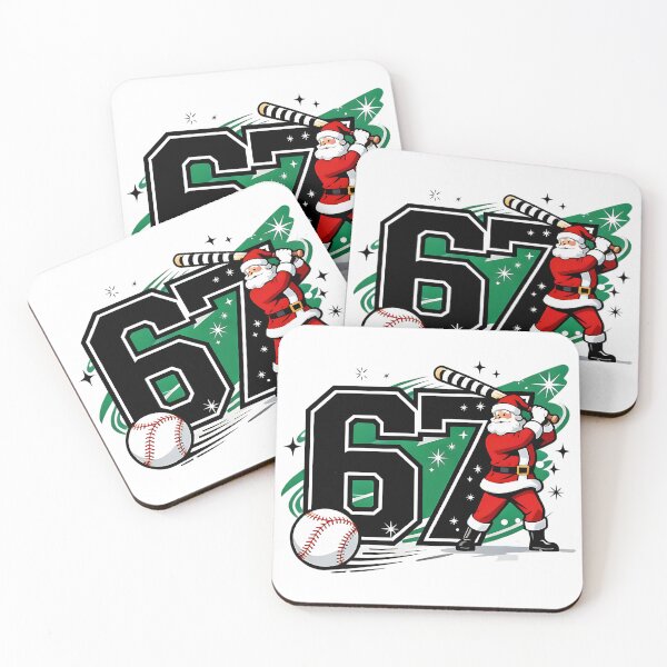 Item preview, funny santa baseball six seven winter graphic designed and sold by ArtDesignTp.