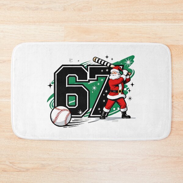 Item preview, funny santa baseball six seven winter graphic designed and sold by ArtDesignTp.