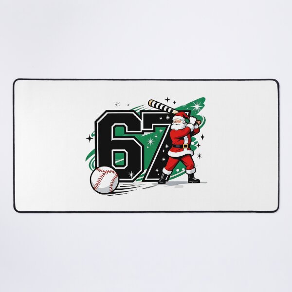 Item preview, funny santa baseball six seven winter graphic designed and sold by ArtDesignTp.