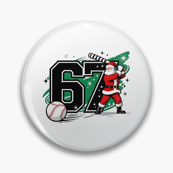 Item preview, funny santa baseball six seven winter graphic designed and sold by ArtDesignTp.