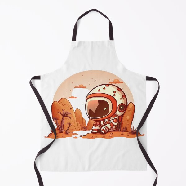 Item preview, Little Kawaii Astronaut on Mars, Cute Cartoon, Space Science Fiction designed and sold by CLC54.