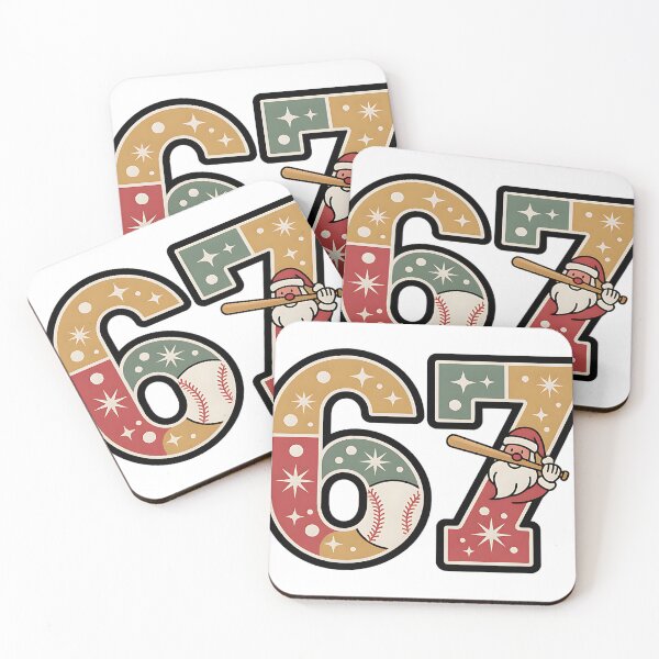 Item preview, santa baseball christmas meme six seven humor designed and sold by ArtDesignTp.