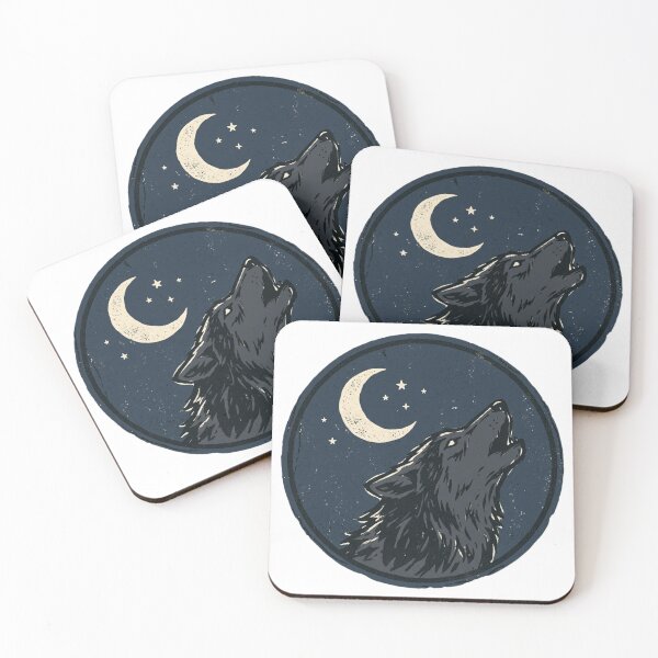 Item preview, wolf howling designed and sold by CREATINGMAD.