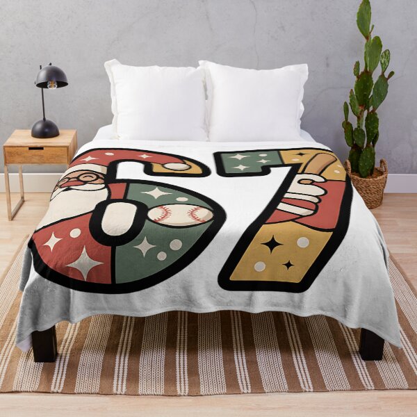 Item preview, funny christmas baseball santa six seven vibe designed and sold by ArtDesignTp.