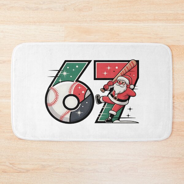 Item preview, six seven santa baseball funny festive graphic designed and sold by ArtDesignTp.