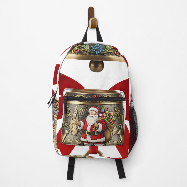 Item preview, Christmas bell with Santa Claus picture  designed and sold by Nalimkibard.
