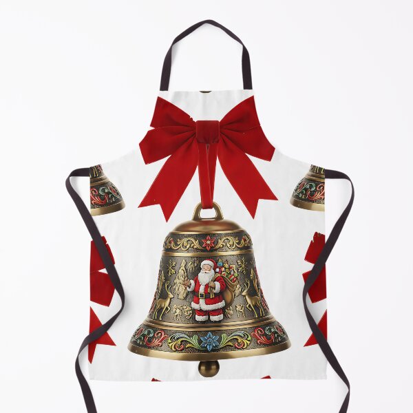 Item preview, Christmas bell with Santa Claus picture designed and sold by Nalimkibard.