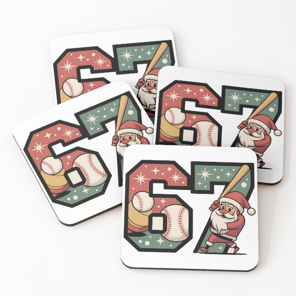 Item preview, funny santa player six seven holiday baseball designed and sold by ArtDesignTp.