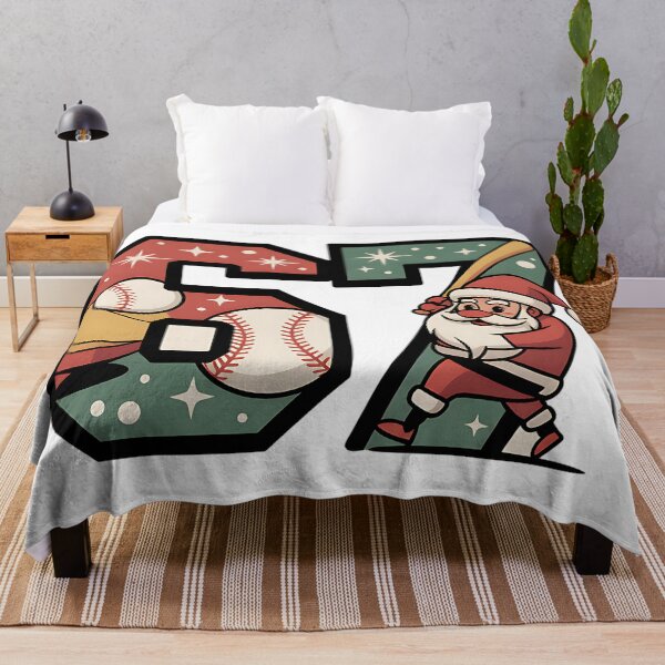 Item preview, funny santa player six seven holiday baseball designed and sold by ArtDesignTp.