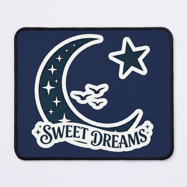 Item preview, Sweet Dreams Crescent Moon with Stars and Birds - Celestial Night designed and sold by RS-Globalist-.