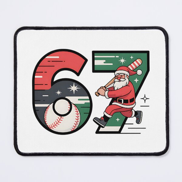 Item preview, santa baseball funny six seven christmas player designed and sold by ArtDesignTp.