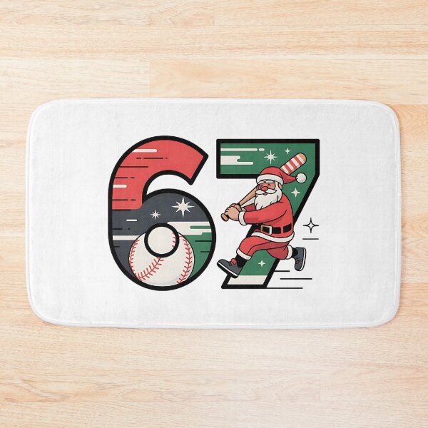 Item preview, santa baseball funny six seven christmas player designed and sold by ArtDesignTp.