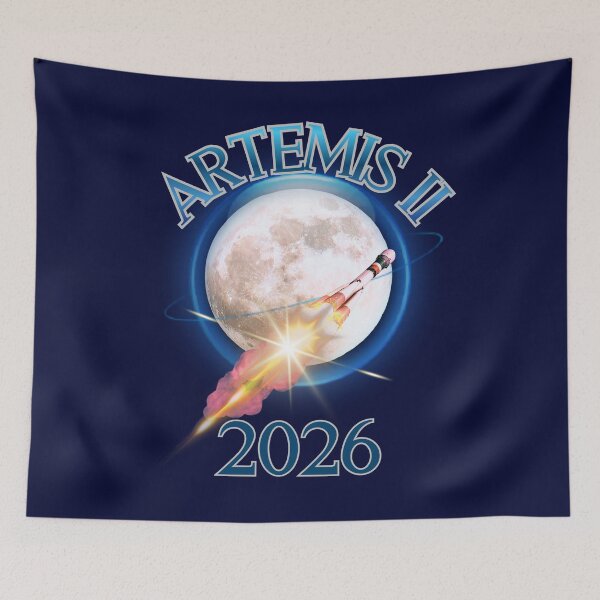Item preview,  Artemis II Voyage 2026 designed and sold by Tripp Art Studio.