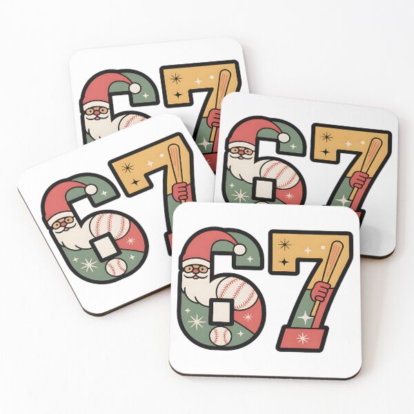 Item preview, funny six seven santa baseball christmas meme designed and sold by ArtDesignTp.