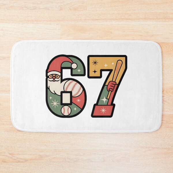 Item preview, funny six seven santa baseball christmas meme designed and sold by ArtDesignTp.