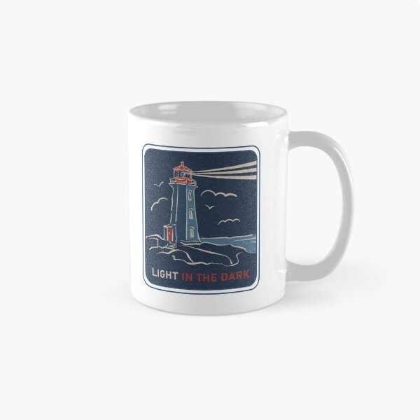 Item preview, Light in the Dark Lighthouse Ink Minimal Illustration designed and sold by Deepness2023.