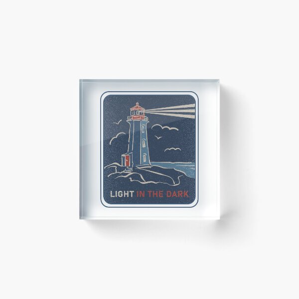 Item preview, Light in the Dark Lighthouse Ink Minimal Illustration designed and sold by Deepness2023.