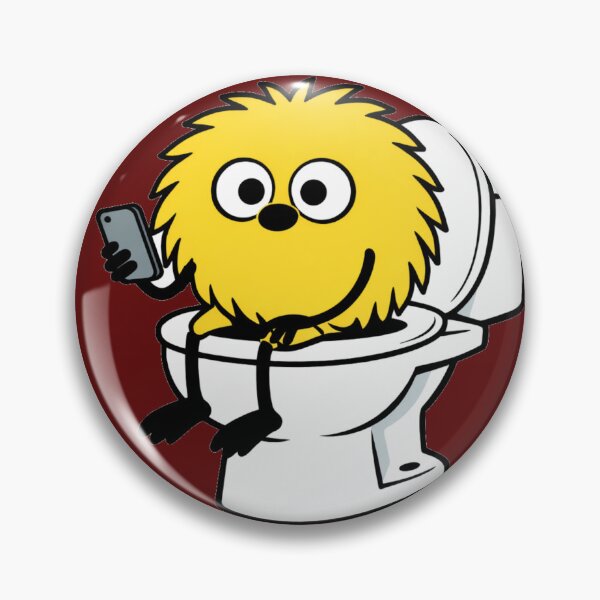 Item preview, Sometimes I Sits and Scrolls – Funny Bathroom Humor Cartoon dark shirts designed and sold by TheThinglings.