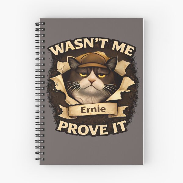 Item preview, Ernie - Wasn't Me... Prove It - Funny Cat Shirt/Domestic Cat Chaos/Cat Lover Gift  designed and sold by Halejo68.