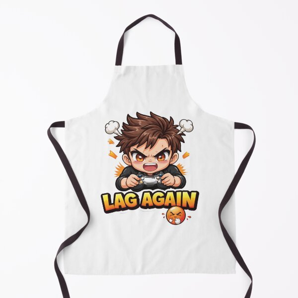 Item preview, Angry Gamer Chibi Sticker – “LAG AGAIN ?” Funny Gaming Rage Cute Kawaii Controller Boy Sticker designed and sold by Sidra digital art 8277237.