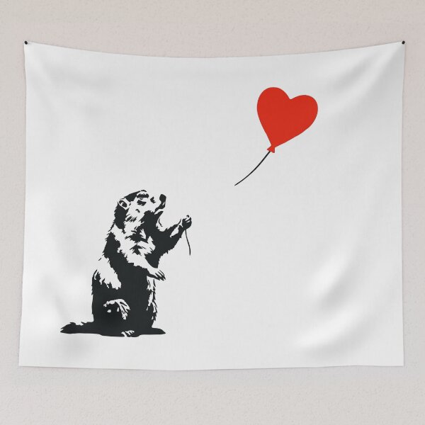 Item preview, The marmot with the balloon designed and sold by Timena.