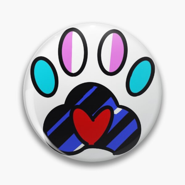 Item preview, Transgender pup paw designed and sold by Ears tails and toebeans.