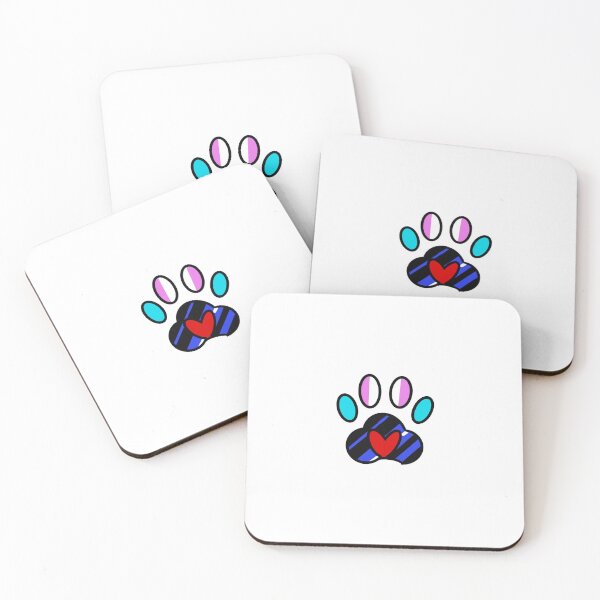 Item preview, Transgender pup paw designed and sold by Ears tails and toebeans.