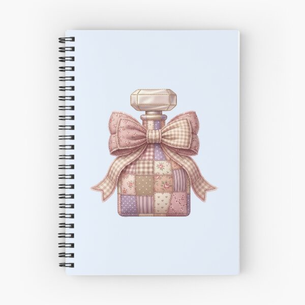 Item preview, Patchwork Perfume Bottle Quilted Pink Coquette Girly Art designed and sold by BVDigitalArt.
