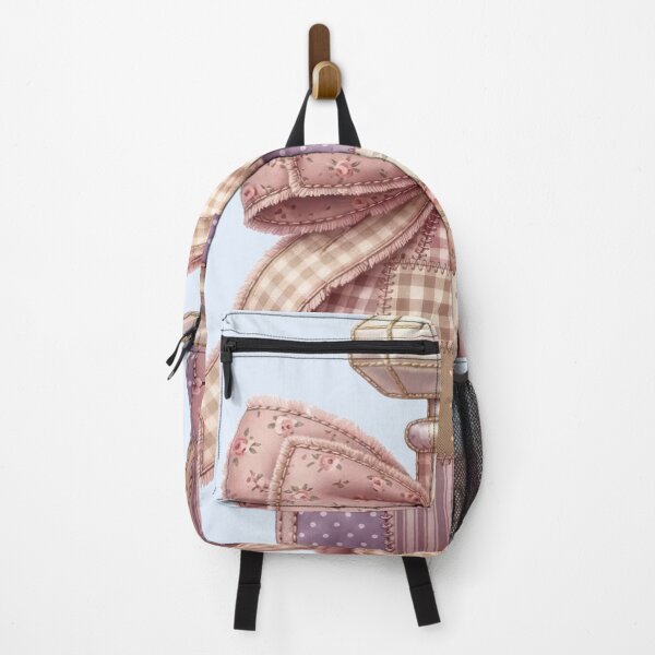 Item preview, Patchwork Perfume Bottle Quilted Pink Coquette Girly Art designed and sold by BVDigitalArt.
