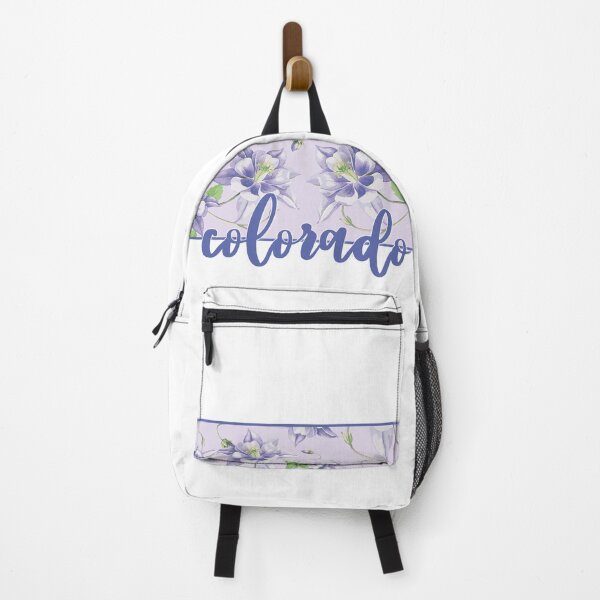 Item preview, Purple Columbine Floral Colorado designed and sold by LaynieBugStickerCo.