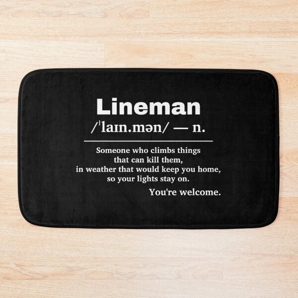 Item preview, Funny Power Lineman Sarcastic Definition Tee designed and sold by AsKartongs.