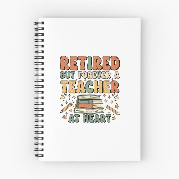 Item preview, retired teacher forever a classroom heart legacy designed and sold by ArtDesignTp.