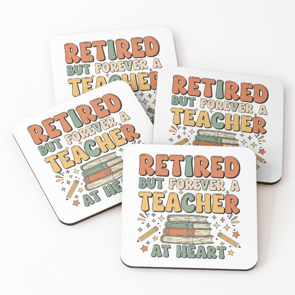 Item preview, retired teacher forever a classroom heart legacy designed and sold by ArtDesignTp.