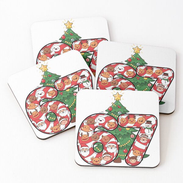 Item preview, 67 christmas tree candy cane brainrot meme art designed and sold by ArtDesignTp.