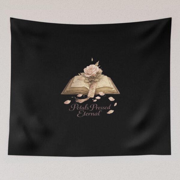 Item preview, Petals Pressed Eternal – Vintage Bookmark Book Design – Book Lover designed and sold by Line-Mood1⭐️⭐️⭐️⭐️⭐️.