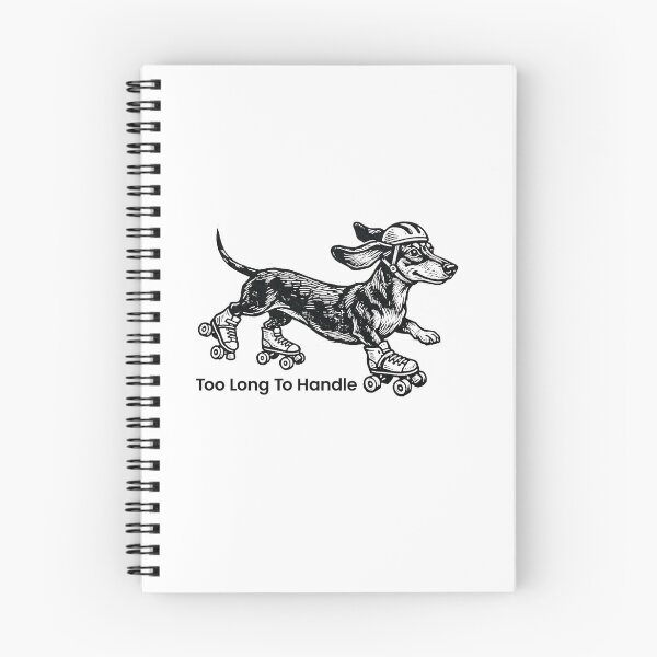 Item preview, Dachshund Too Long To Handle - Skate Dogs Club designed and sold by PhokaPhokich.