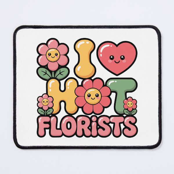 Item preview, funny hot florist floral humor summer bloom art designed and sold by ArtDesignTp.