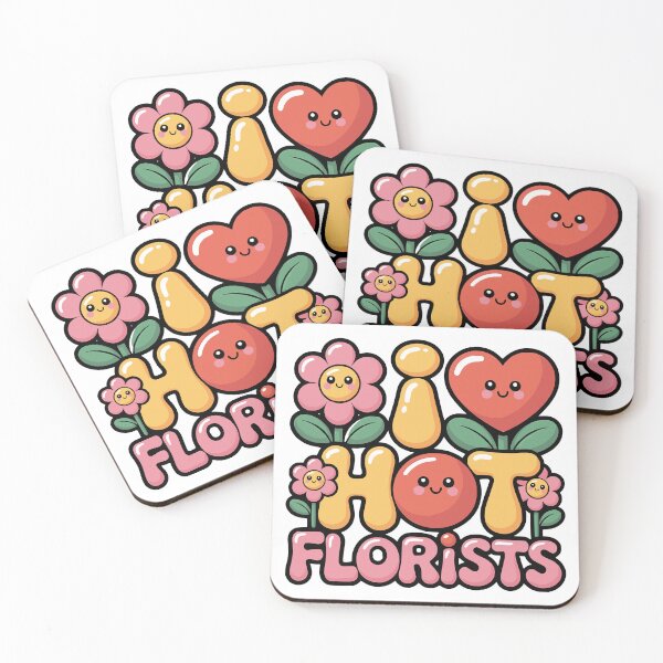 Item preview, i love hot florists funny summer flower humor designed and sold by ArtDesignTp.