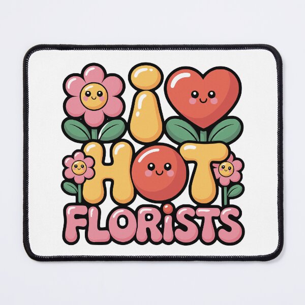 Item preview, i love hot florists funny summer flower humor designed and sold by ArtDesignTp.
