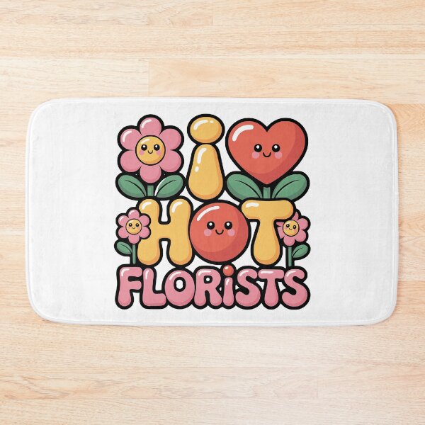 Item preview, i love hot florists funny summer flower humor designed and sold by ArtDesignTp.